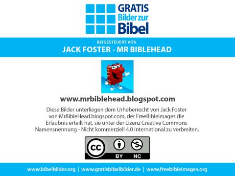 Weitere Bibelgeschichten findet man unter http://mrbiblehead.blogspot.com. – Folie 16