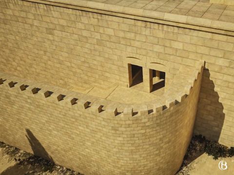 Das Susan-Tor in der Ostmauer hatte zwei Eingänge. Jede der beiden Türen dieses Doppeltors hat ihren eigenen Namen: Bab al-Rahma, „Tor des Erbarmens“, für die südliche (linke Seite) und Bab al-Taubah, das „Tor der Reue“, für die nördliche (rechte Seite).<br/>Es war das einzige Tor auf der Ostseite, das den Zugang zum Tempelberg ermöglichte.<br/>Laut dem Propheten Hesekiel erschien die Gegenwart Gottes in der Schechina Herrlichkeit durch das östliche Tor und wird wieder erscheinen, wenn der Gesalbte (Messias) kommt und ein neues Tor das jetzige ersetzt (Hesekiel 44,1–3).<br/>Es wird auch gesagt, dass Jesus am Palmsonntag auf einem Esel reitend durch dieses Tor ging und damit die jüdische Prophezeiung über den Messias erfüllte (Hesekiel 44,1-3). – Folie 5