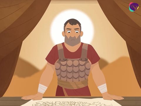 Israel lagerte in der Nähe der Stadt Jericho im Land Kanaan. – Folie 3
