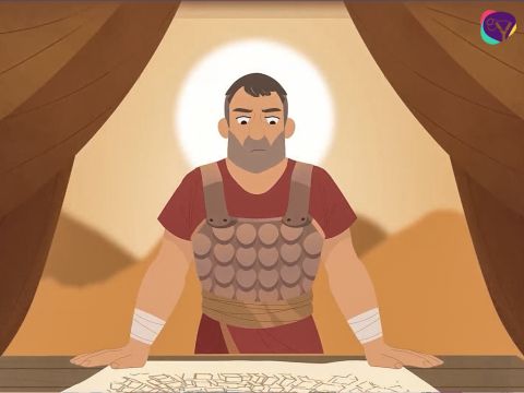 Die Gibeoniter sandten Josua einen dringenden Hilferuf. Diese mächtigen Könige hatten sich gegen Israel und Gibeon verbündet, doch Josua ließ den König der Könige und den Herrn der Herren für sie kämpfen. – Folie 6