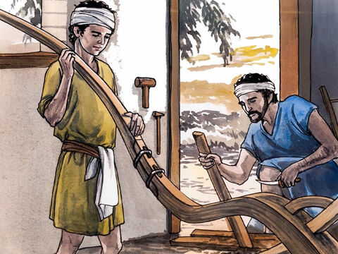 Das Kind aber wuchs und erstarkte, erfüllt mit Weisheit, und Gottes Gnade war auf ihm. – Folie 13