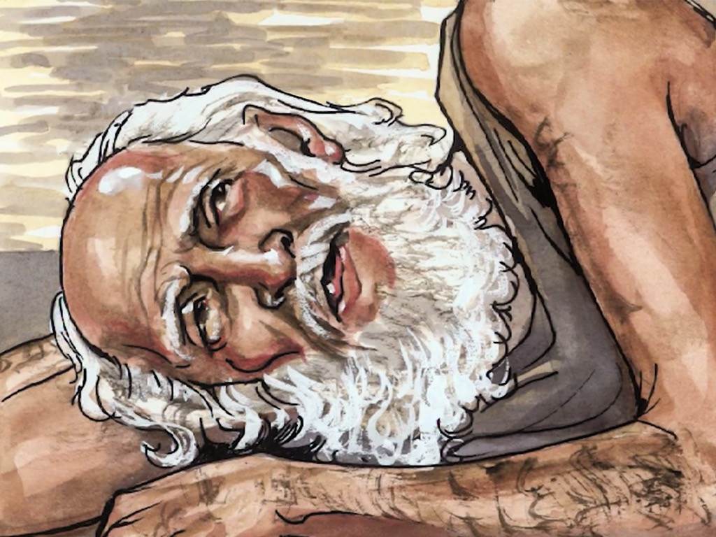 Gratis Bilder zur Bibel Jesus heilt einen Gelähmten am Teich