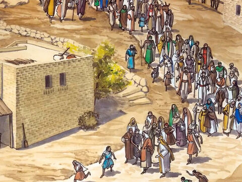Und es geschah, als Jesus diese Worte vollendet hatte, da erstaunten die Volksmengen sehr über seine Lehre; denn er lehrte sie wie einer, der Vollmacht hat, und nicht wie ihre Schriftgelehrten. – Folie 7