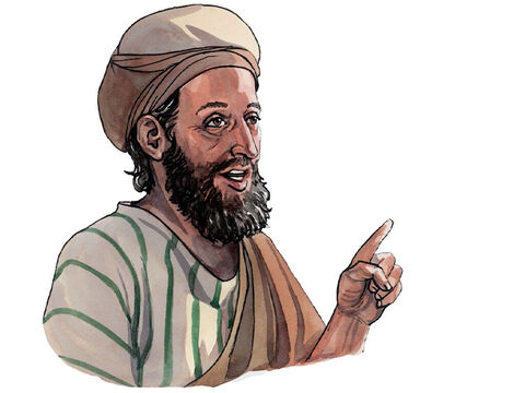 Sie sagen nun wieder zu dem Blinden: Was sagst du von ihm, weil er deine Augen geöffnet hat? Er aber sprach: Er ist ein Prophet. – Folie 14