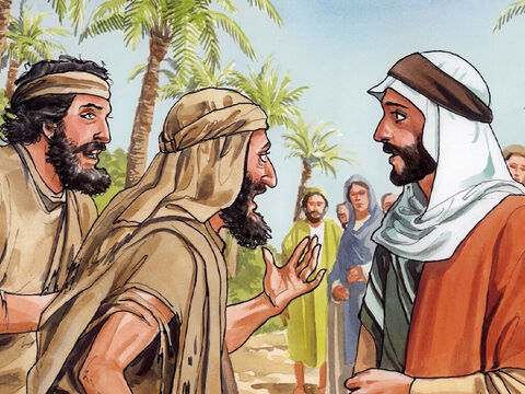 Als er sich aber näherte, fragte er ihn: Was willst du, dass ich dir tun soll? Er aber sprach: Herr, dass ich sehend werde! Und Jesus sprach zu ihm: Sei sehend! Dein Glaube hat dich geheilt. – Folie 6