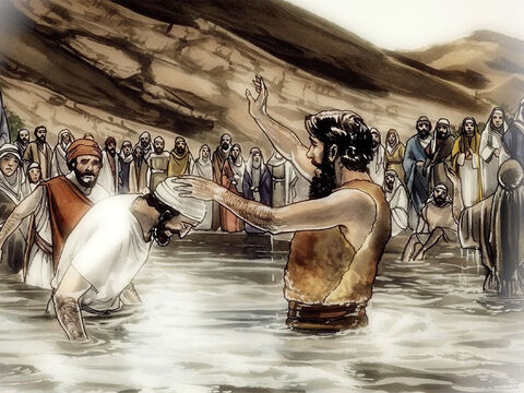 Jesus aber sprach zu ihnen: Ich will euch ein Wort fragen. Antwortet mir! Und ich werde euch sagen, in welcher Vollmacht ich diese Dinge tue: War die Taufe des Johannes vom Himmel oder von Menschen? Antwortet mir! – Folie 12