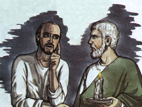 Sie hatten einen so heftigen Streit, dass sie sich trennten. – Folie 14