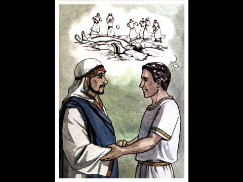 Timotheus hatte alles, was Paulus auf seiner ersten Missionsreise in Antiochia, Ikonion und Lystra widerfuhr, aufmerksam verfolgt. – Folie 5