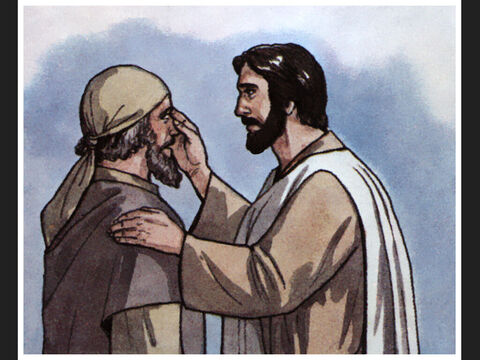 Jesus, den Nazoräer, einen Mann, der von Gott euch gegenüber erwiesen worden ist durch Machttaten und Wunder und Zeichen, die Gott durch ihn in eurer Mitte tat, wie ihr selbst wisst – – Folie 2