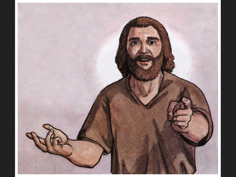 Petrus aber sprach zu ihnen: Tut Buße, und jeder von euch lasse sich taufen auf den Namen Jesu Christi zur Vergebung eurer Sünden! Und ihr werdet die Gabe des Heiligen Geistes empfangen. Denn euch gilt die Verheißung und euren Kindern und allen, die in der Ferne sind, so viele der Herr, unser Gott, hinzurufen wird. – Folie 13