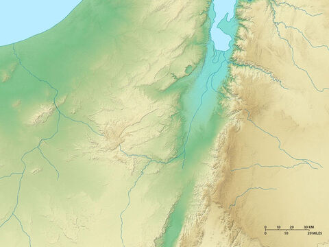 Karte der Gebiete südlich des Toten Meeres. Negev-Wüste im Westen und Nordarabische Wüste im Osten. – Folie 5