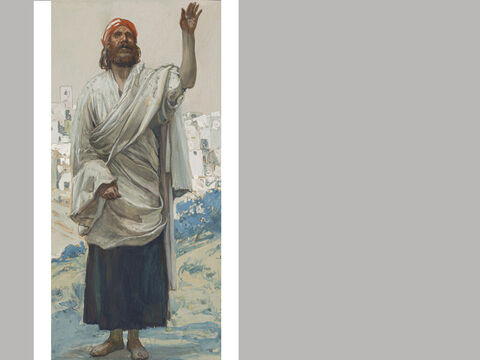 Hosea.<br/>James Tissot (1836-1902) – The Jewish Museum, New York.<br/>Hosea war der Sohn Beeris und lebte während des „goldenen Zeitalters“ Israels unter Jerobeam II. Hosea (oder Hoschea) war ein gebräuchlicher Name im alten Israel, abgeleitet vom hebräischen Wort, das „Erlösung“ bedeutet. – Folie 1