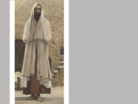 Maleachi.<br/>James Tissot (1836-1902) – The Jewish Museum, New York.<br/>Im gesamten Alten Testament erscheint der Name Maleachi nur im Titelvers dieses Buches (1,1). Der Name kann mit „mein Bote“ oder „mein Engel“ übersetzt werden. – Folie 23