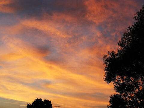 Sonnenuntergang. – Folie 11