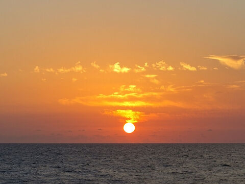 Sonnenuntergang. – Folie 15