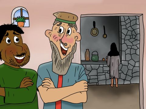 Einige hinterhältige Männer hatten das Mädchen als Sklavin gekauft, damit sie für sie arbeitete. Sie musste kochen, putzen und tun, was sie wollten. – Folie 5