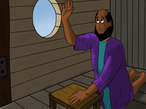 Paulus betete zu Gott um Seine Hilfe und, dass alle Menschen gerettet würden. – Folie 9