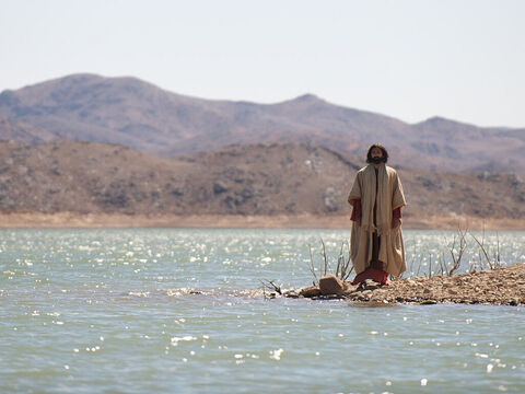 Möglicherweise handelte es sich um solche Fische, die gefangen wurden, als die Jünger von Jesus angewiesen wurden, ihre Netze auf der anderen Seite des Bootes auszuwerfen. – Folie 4