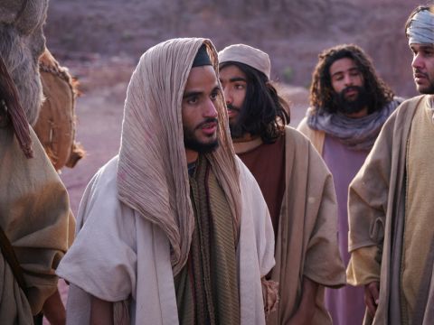 Zitternd wandten sie sich einander zu und sagten: „Was in aller Welt hat Gott uns angetan?“ – Folie 19