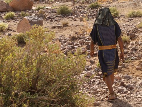 Doch Mose floh vor dem Pharao … – Folie 9