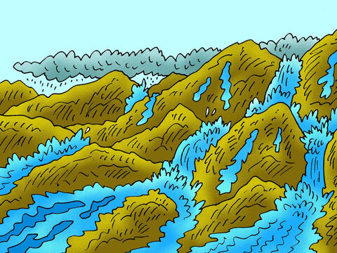 „Die Erde schwillt an wie die Flut des Nils; dann lässt das Wasser nach.” – Folie 13