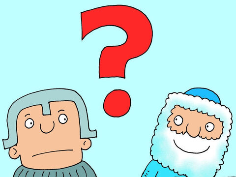 Was geschah als nächstes? Und hat sich Elisas seltsame Vorhersage erfüllt? Finde es im zweiten Teil dieser Geschichte heraus (verfügbar auf www.freebibleimages.org). – Folie 22