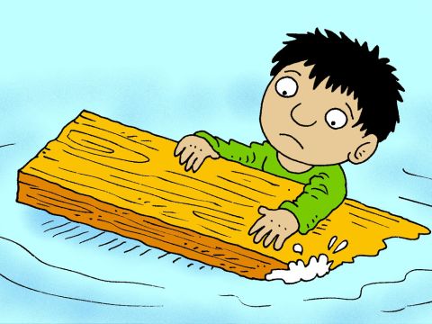 „Wer aber meine Lehren hört und nicht befolgt, ist wie der dumme Mann.“ – Folie 10