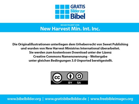 Hinweis: Nur Gott kennt die Daten der Ereignisse in der Offenbarung. Die Reihenfolge und Interpretation dieser Prophezeiungen wird viel diskutiert und einige Christen haben unterschiedliche Ansichten dazu. Teile und diskutiere die Geschichte von Gottes Versprechen der Erlösung, wie sie in der Bibel von 1. Mose bis Offenbarung gezeigt wird. © New Harvest Ministries International Inc. – Folie 71