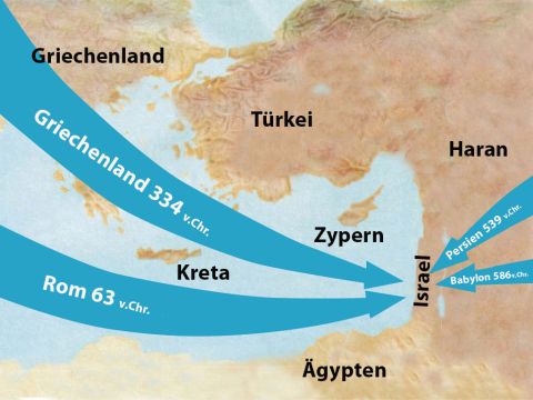 Der Zeitraum von vierhundert Jahren von Maleachi bis Johannes dem Täufer wird als „stille Jahre“ bezeichnet. – Folie 50