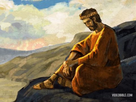 Ein Mann war von Gott gesandt, sein Name war Johannes. Er kam als Zeuge, um von dem Licht Zeugnis abzulegen, damit alle durch ihn glauben sollten. – Folie 2