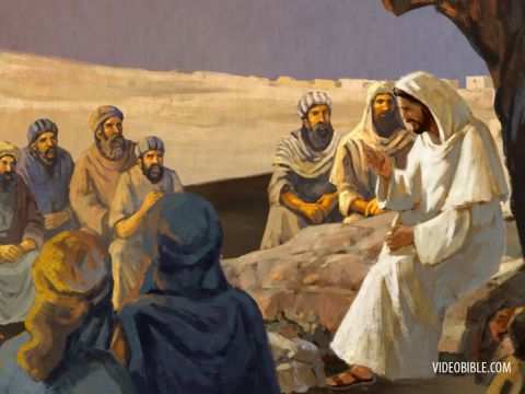 Und das Wort ward Fleisch und wohnte unter uns. Wir sahen seine Herrlichkeit, die Herrlichkeit des eingeborenen Sohnes, der vom Vater kam, voller Gnade und Wahrheit. – Folie 6