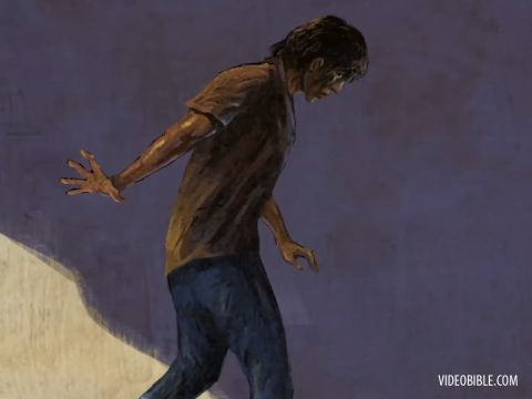 „Dies ist das Urteil: Das Licht ist in die Welt gekommen, doch die Menschen liebten die Finsternis mehr als das Licht, denn ihre Werke waren böse.” – Folie 15