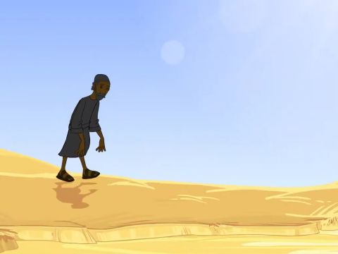 „Manche von ihnen wohnen weit weg. Wenn ich sie hungrig fortschicke, …“ – Folie 5