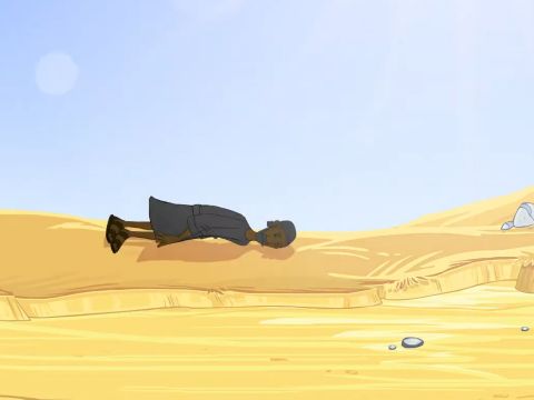 „… könnten sie auf dem Heimweg ohnmächtig werden.“ – Folie 6
