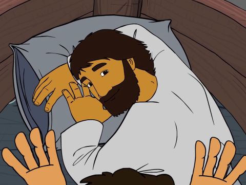 … „Lehrer, kümmert es dich nicht, dass wir gleich ertrinken?“ – Folie 8