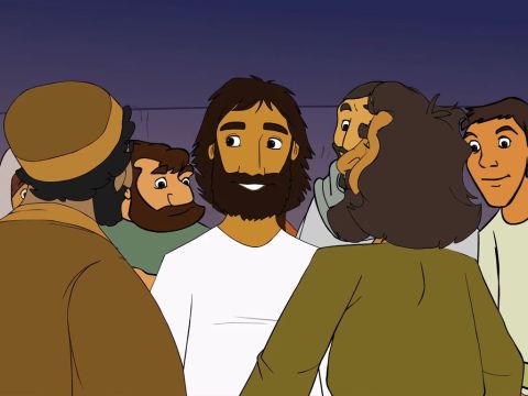 Er antwortete: „Versteht ihr denn noch nicht, wovon ich rede? Ihr wisst doch, dass die Nahrung, die ihr in euren Mund steckt, euch nicht unrein machen kann.“ – Folie 6