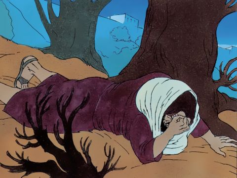 „Mein Vater, wenn es möglich ist, nimm dieses Leid von mir.“ – Folie 5