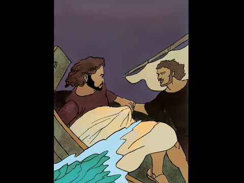 Jesus: „Warum habt ihr Angst? Wo ist euer Glaube?” – Folie 5