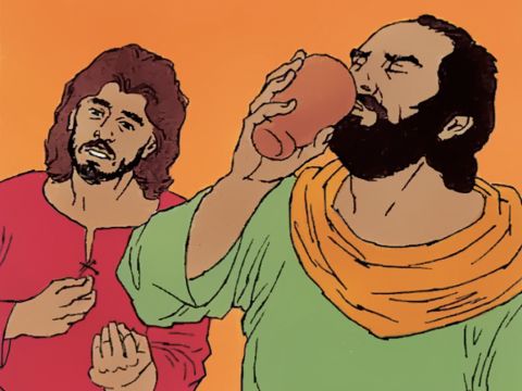 „Ich gebe euch ein neues Gebot: Liebt einander, wie ich euch geliebt habe.“ – Folie 4