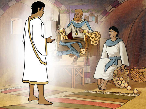 Der wird groß sein und Sohn des Höchsten genannt werden; und Gott der Herr wird ihm den Thron seines Vaters David geben, und er wird König sein über das Haus Jakob in Ewigkeit, und sein Reich wird kein Ende haben. Da sprach Maria zu dem Engel: Wie soll das zugehen, da ich doch von keinem Manne weiß? (Lukas 1,32–34 – Luth) – Folie 6