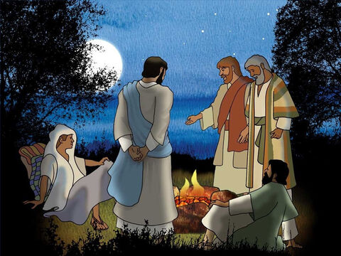 Jesus' ewige Heimat war mit seinem Vater im Himmel. Er kam auf die Erde um die Verlorenen zu suchen und zu retten., nicht um sich ein wunderschönes Heim zu bauen. Der König der Könige hatte keinen königlichen Thron  auf der Erde; der war im Himmel. – Folie 4