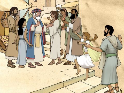 Es war aber ein Mann namens Simon, der früher in der Stadt Zauberei trieb und die Leute von Samaria in Erstaunen versetzte, indem er behauptete, jemand Großes zu sein. Und alle, vom Kleinsten bis zum Größten, schenkten ihm ihre Aufmerksamkeit und sagten: „Dieser Mann ist das, was man die große Kraft Gottes nennt.” Und sie schenkten ihm ihre Aufmerksamkeit, weil er sie lange Zeit mit seinen Zauberkünsten in Erstaunen versetzt hatte. Apostelgeschichte 8,9-11 – Folie 3